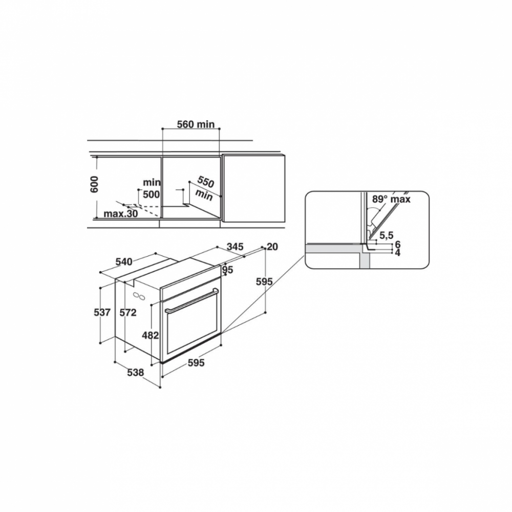 Духовой шкаф hotpoint ariston fi7 861 sh bl ha